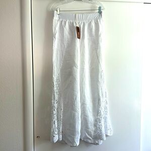 XCVI Ismay Wide Leg Linen Pants